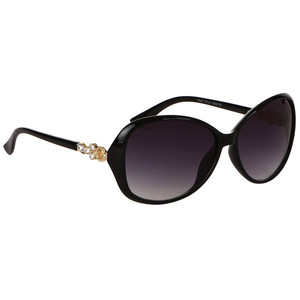 Sluneční brýle se stylově zdobenýma nožičkama s kamínkama. UV filtr 400 Barva skel: černá, hnědá, fialová