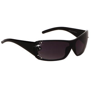 Sluneční brýle se stylově kamínkama zdobenýma skly. UV filtr 400 Barva skel: černá, hnědá Výběr brýlý dle barvy