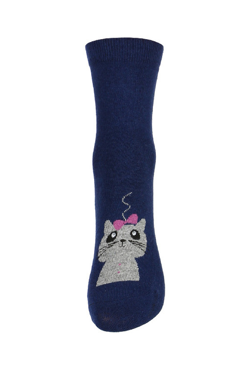 Vysoké ponožky s kočkou