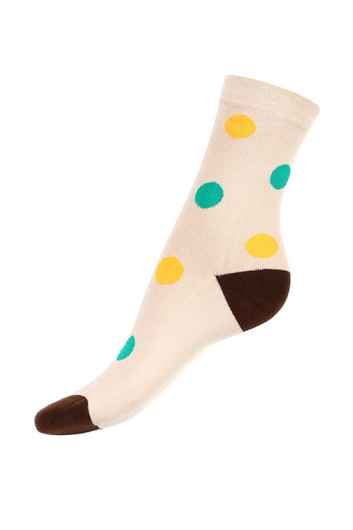 Bambusové ponožky s puntíky