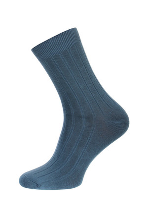 Vroubkované pánské ponožky. Materiál: 90% bavlna, 5% polyamid, 5% elastan.