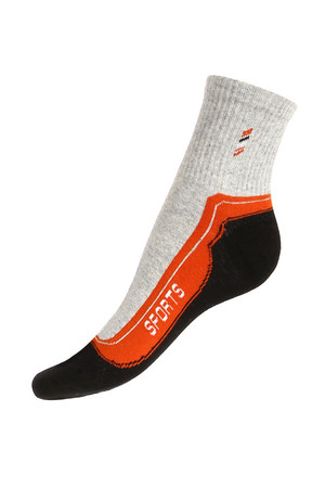 Sportovní ponožky dámské. Materiál: 95% bavlna, 5% polyamid.