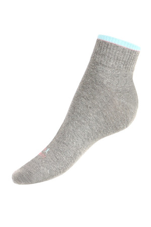 Kotníkové sportovní ponožky dámské. Materiál: 90% bavlna, 5% poylamid, 5% elastan.