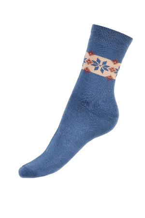 Dámské thermo ponožky. Materiál: 85% bavlna, 10% polyamid, 5% elastan.