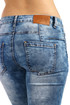 Dámské džíny s asymetrickým zapínáním