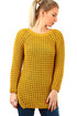 Dlouhý dámský pletený svetr