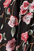 Vintage společenské šaty s květinami
