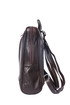 Dámský městský kožený batoh s podélnou kapsou