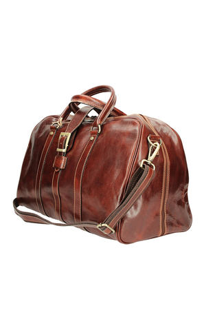 Nadčasová kožená cestovní taška, italské výroby, která kombinuje časem prověřený design a moderní životní