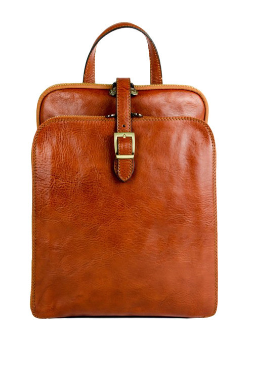 Vintage kožený batoh Premium 2 v 1