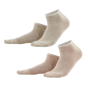Kotníkové ponožky v duo packu z jemné organické bavlny od německé značky LIVING CRAFTS. Ponožky jsou velice