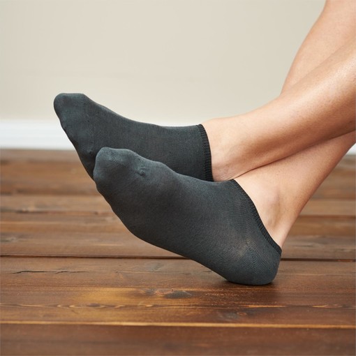 Kotníkové biobavlněné ponožky 2 páry