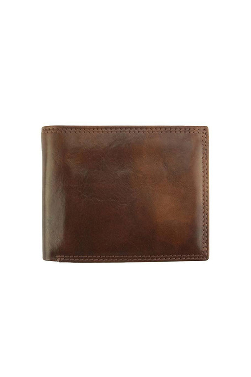 Přehledná peněženka z pravé kůže 