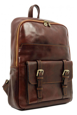Velký kožený batoh z luxusní řady Premium. Kvalitní italský batoh vhodný pro ženy a muže, kteří hledají kvalitu