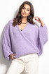 Zavinovací vlněný dámský svetr