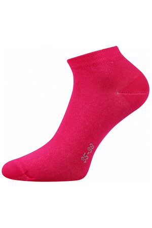 Dámské nízké bavlněné ponožky. mix pastelových barev - magenta, růžová, tyrkysová v každém balení slabé