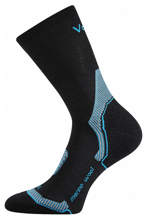 Pánské a dámské outdoorové vlněné ponožky. teplé froté ponožky polstrované zóny proti otlakům a puchýřům