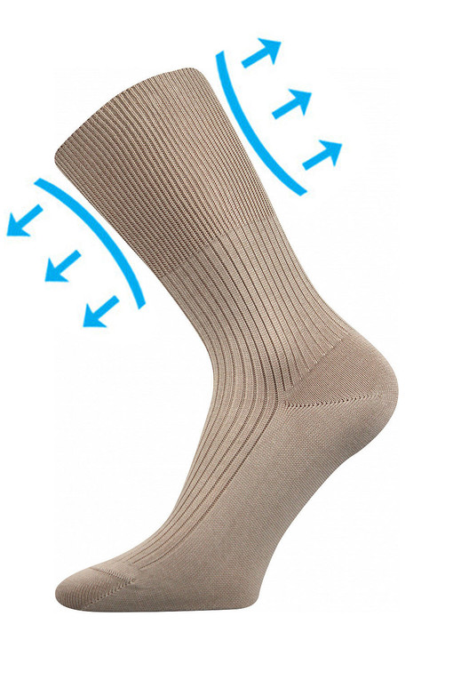 Zdravotní ponožky s volným lemem