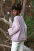 Oversized svetr s výrazným vzorem