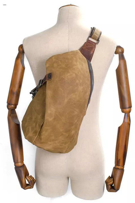 Plátěný batoh na jedno rameno