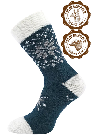 Pánské a dámské froté vlněné ponožky. velmi silné froté ponožky z merino vlny a alpaka vlny jemný svěr lemu pro