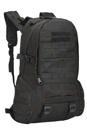 Outdoorový unisex batoh střední velikosti jednobarevný hlavní prostor na dvojcestný zip - volný bez přepážky jedna