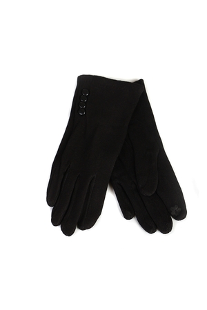 Tenké dámské rukavice jsou praktickým doplňkem do sychravého počasí. Díky vyšité kytičce na ukazováčku je