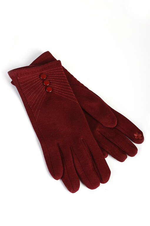 Jednobarevné dámské rukavice