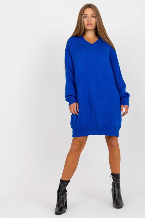 Oversized svetrové šaty